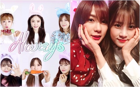 Apink普美參加「棒球開賽」姿勢被大讚超專業,沒想到竟被成員做成「黑圖」!讓粉絲笑到肚子痛XD