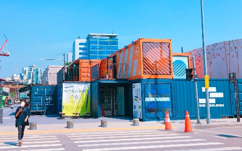 集合時尚與潮流的彩色貨櫃屋!首爾林最新市集絕對超值得一訪