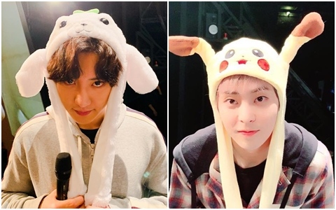 EXO全體變兔子!燦烈發明「兔耳朵最新功能」竟然是拿來攻擊XIUMIN,噘嘴模樣瘋傳!