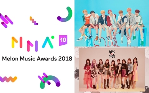 《2018 Melon Music Award》 MMA TOP 10 名單公布!防彈少年團確定出席!