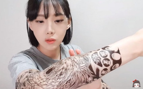 韓國人妻手臂上刺龍紋身丈夫爆炸喊 把那xx號碼給我 Wishnote 所有美好如你所願