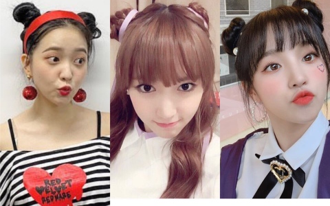 「每日盤點」雨琦,Yeri梳「雙丸子頭」甜到心臟砰砰跳,完美駕馭活潑可愛「雙丸子頭」的愛豆!