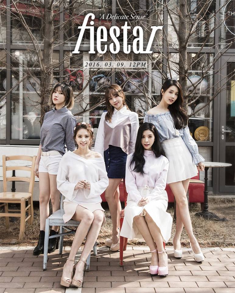 ✿FIESTAR
經紀公司:LOEN Entertainment
出道日期:2012年8月31日
成員:Jei、 CaoLu、 Hyemi、 Linzy、 Yezi