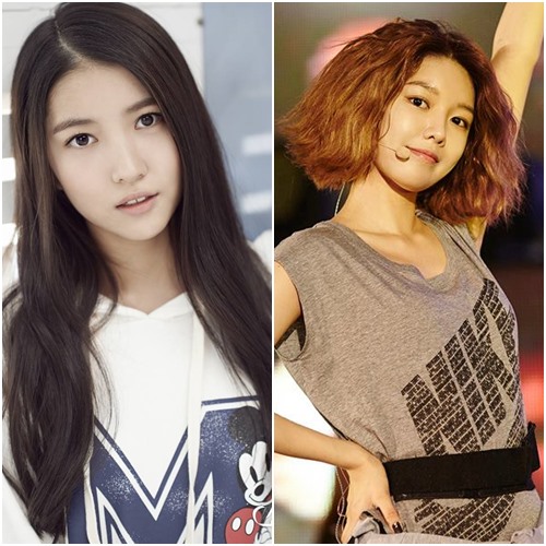 當Sowon 還在DSP 時就因為和許多美女前輩相似的外貌而引起話題,不只曾被說像是寶兒,還曾被說像是少女時代的秀英。也難怪在DSP 時期雖然還只是練習生,卻有不少在螢幕上的亮相經驗。