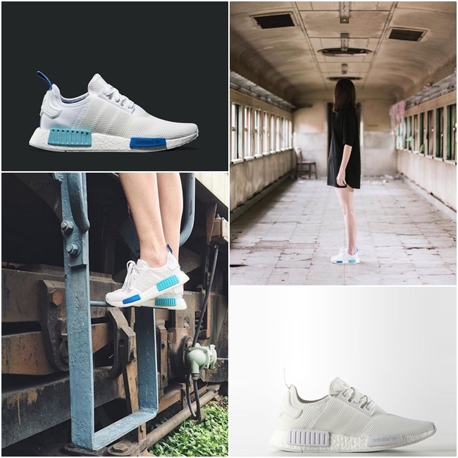 #adidas Originals NMD R1
adidas Originals 的NMD應該是大家都知道史上最難買的鞋之一!不過就在3月17號,更推出了多款女性NMD,採用了麂皮、網格紋和橡膠三種質感交織,以春夏季色調襯托令人眼睛一亮的配色。其實款式非常多,不過預計大熱的就是這款主打色與白色!摩登少女也好喜歡啊~~~