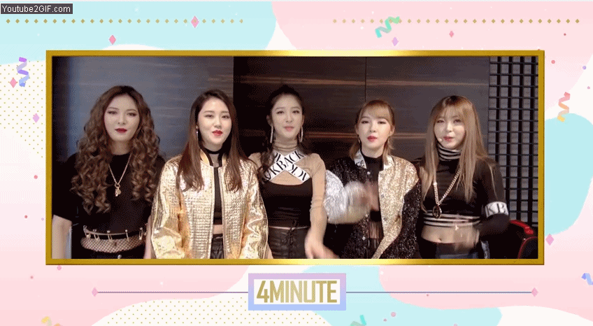 Youtube_ 4MINUTE 새해인사!