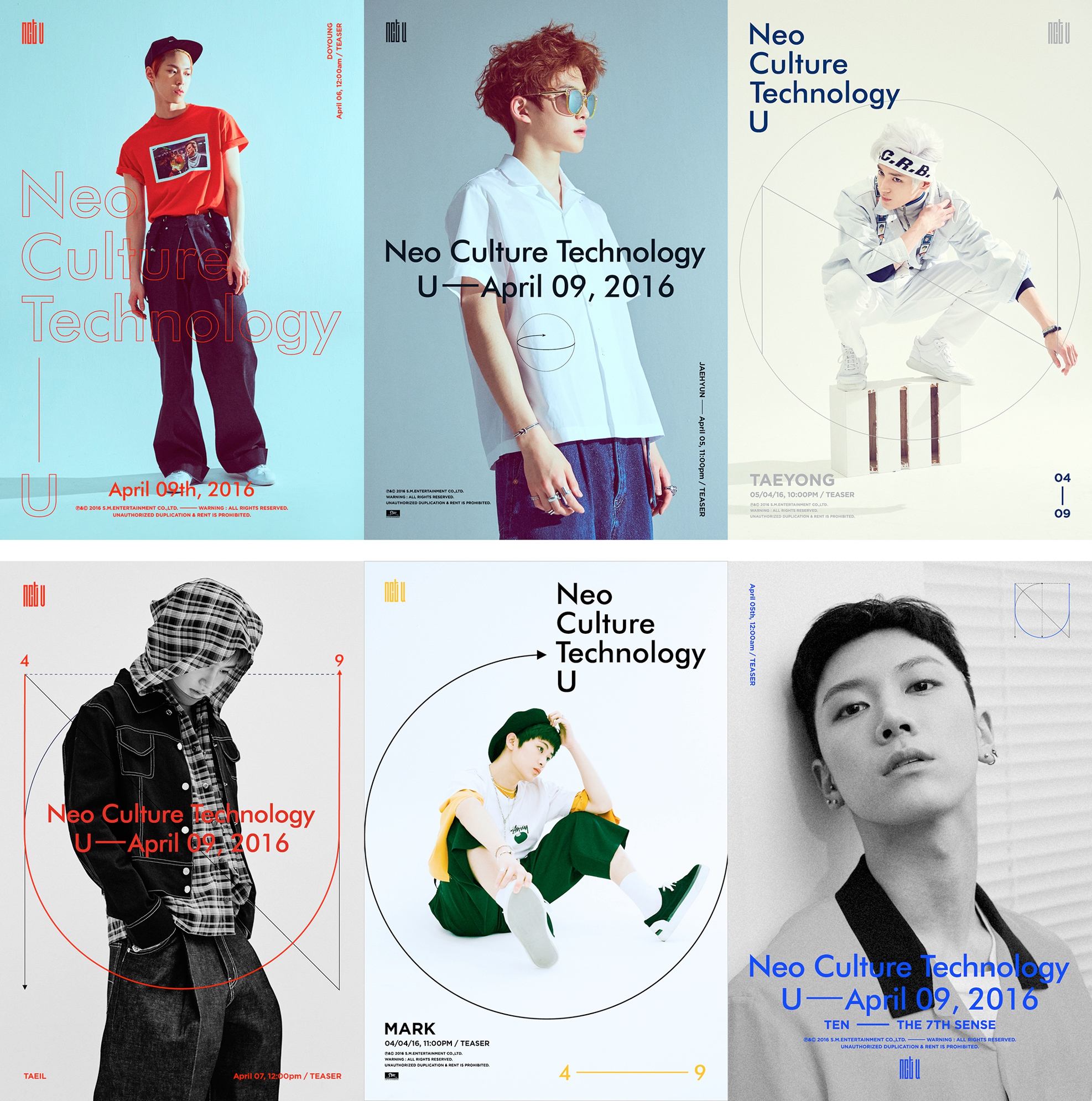 ♫ 4 月 9 日 :: NCT U
♫ 4 月 10 日 :: NCT U
SM 娛樂的新型概念團 NCT 將先以小分隊 NCT U 出道,並於 9、10 日在 SHOWCASE 上公開單曲。