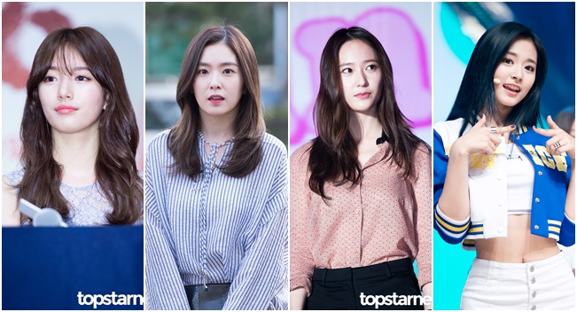 【2015年】missA 秀智→Red Velvet Irene→f(x) Krystal→TWICE 子瑜
在15年榜單出現的重大變化,和之前團體出道之後幾乎都要2-3年才會上榜不同!15年的榜單殺出了當年出道的14、15年出道的新人Irene和TWICE 的子瑜。看得出來這兩年門面競爭真的換的速度很快啊~