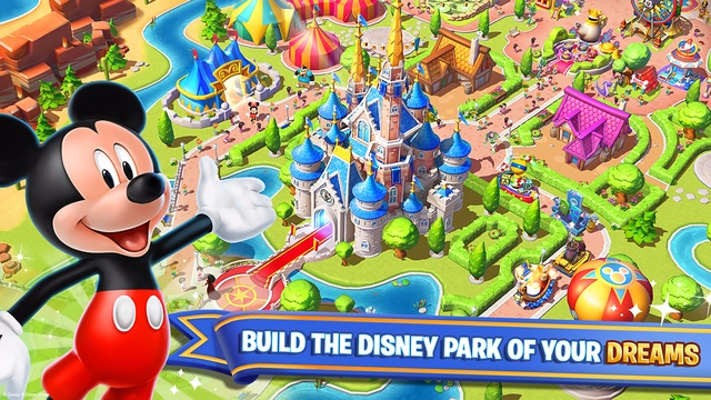 ► Disney Magic Kingdoms
跟熊大農場一樣是養成遊戲,不過他是在蓋屬於自己的迪士尼樂園~小編從一開始到現在都非常認真的在經營,就是為了把迪士尼給蓋好XDD 動畫設計超精緻,希望小熊維尼趕快出現啊~