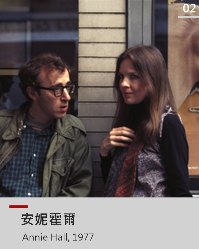 《安妮霍爾》其實就是一部簡單的愛情片,Alvy與Annie相遇、相愛、爭吵然後漸行漸遠,然而在分手之後,Alvy回想起這段感情,才體會到Annie的無可取代