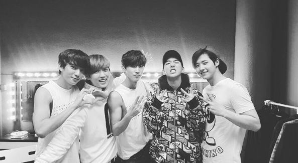 #10. B1A4
團名來源為五位成員的血型,即B型一名,A型4名。也有'Be the one all for one', 五名成員是一體的的意思