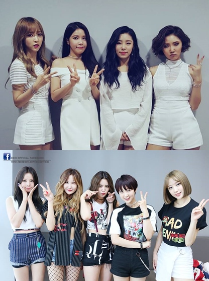 不過其實也是有例外的時候啦~像MAMAMOO(마마무)、EXID(이엑스아이디)、Sistar(씨스타)就沒有適用在這個規則裡,所以只能說一切都是巧合,大家不要太認真囉~