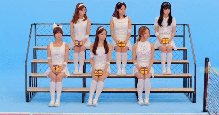 #11. A pink - Mr.Chu
百分之百粉紅少女 A pink
雖然網球裙也美,但是小編覺得預告裡的白色衣服更像天使阿~~
