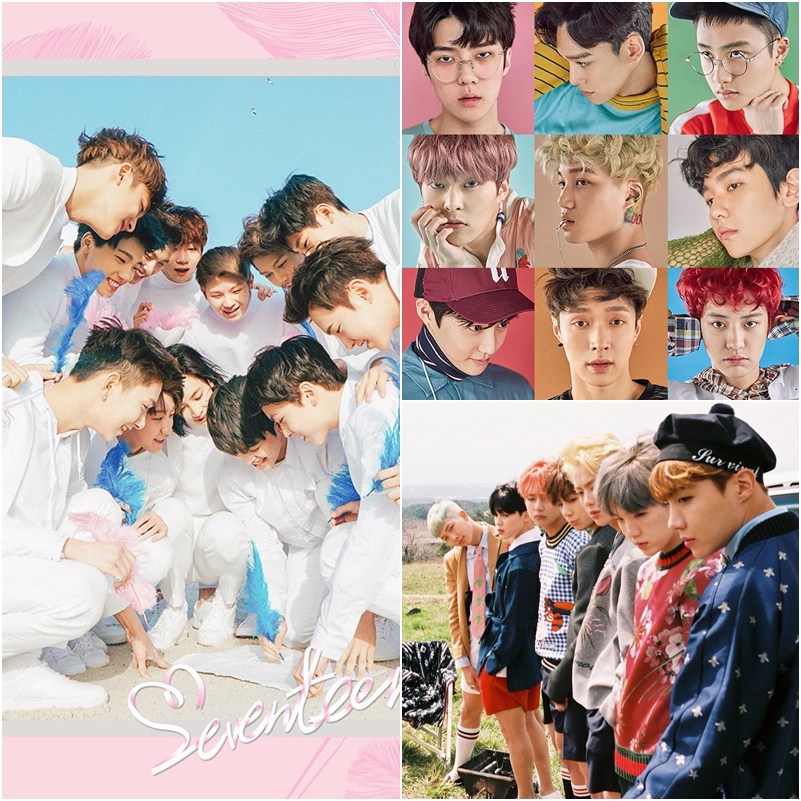 撐起公司半邊天的銷量一哥,Senventeen、EXO、防彈少年團也正是目前最受注目的新興團體,他們賣出的專輯中是不是你也有買呢?