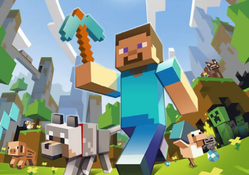 第6名 <Minecraft>
被台灣玩家簡稱為「麥塊」的遊戲想必不少人都體驗過,不需要再被框限住你的創意,無限的素材、無限的世界模組等著你「自己」去創造,絕對是打破遊戲思維的新型態遊戲