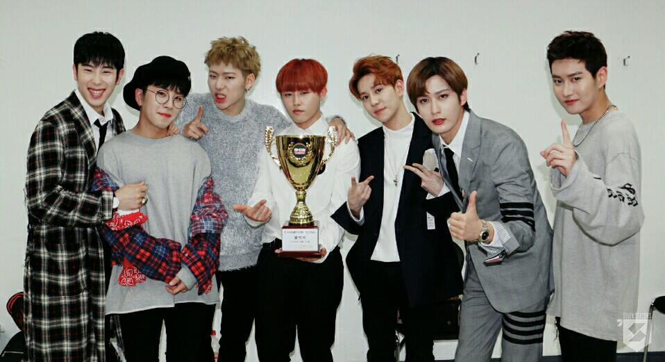 ♥第7名-Block B
出道日期:2011年4月15日(邁入出道第7年)
現任成員:泰欥、B-Bomb、宰孝、U-Kwon、朴經、ZICO、P.O