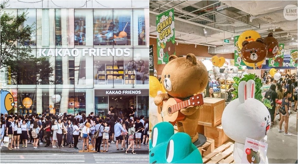 ▶ 旗艦店
到韓國幾乎都會去LINE STORE血拚一下,Kakao當然也有開周邊旗艦店,商品搶手的程度點都不輸LINE STORE!