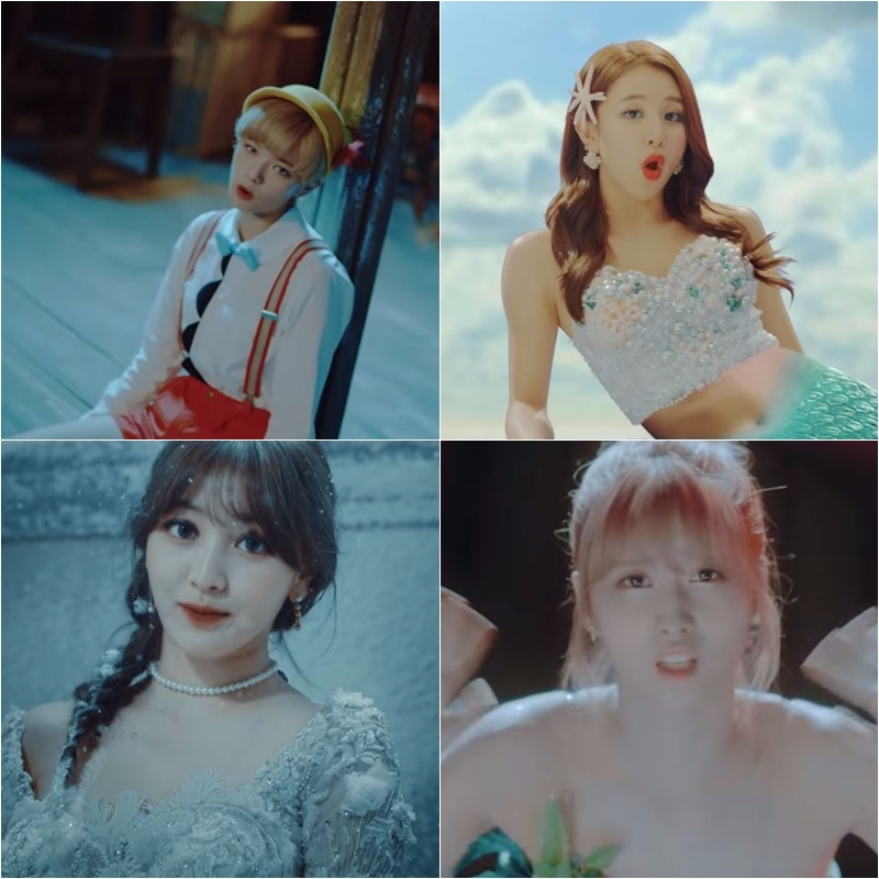 而剩下的皮諾丘、人魚公主、彼得潘中的小精靈,和冰雪奇緣的Elsa,也都是還原故事中的角色,至於為什麼沒有全員造型都是取自電影?JYP公司表示是更接近成員本人氣質的角色。雖然答案不是100%滿意,但也算是有給出個解答啦~聰明的粉絲,都有猜對嗎?(我在子瑜那題就陣亡了…)