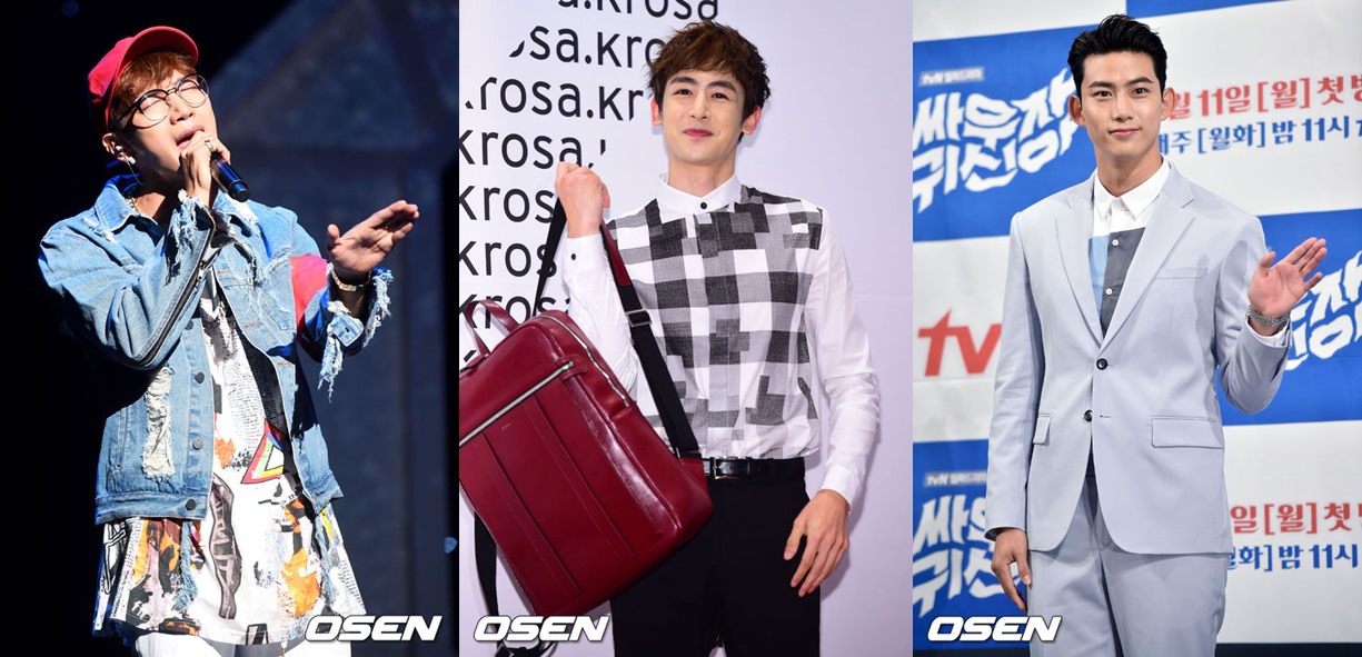 ♥2PM Jun. K、尼坤、澤演
➔1988年1月15日;1988年6月24日;1988年12月27
2PM中最先邁入30歲的就是Jun. K、尼坤和澤演這三位成員啦!怎麼看都無法相信啊ㅠ.ㅠ