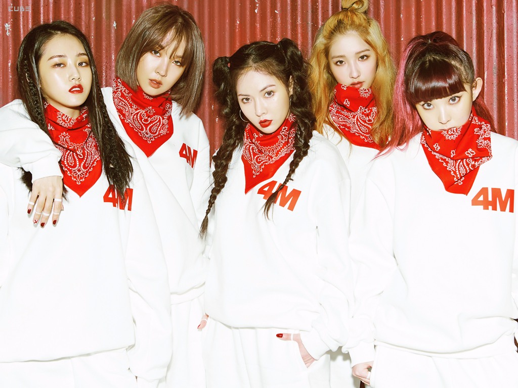 ◆ 4minute
2009年出道的4minute首張單曲《Hot Issue》立刻受到大眾的關注, 之後的熱門歌曲《Mirror Mirror》 《Volume Up》 《What's Your Name?》 《CRAZY》也獲得不少的好成績..