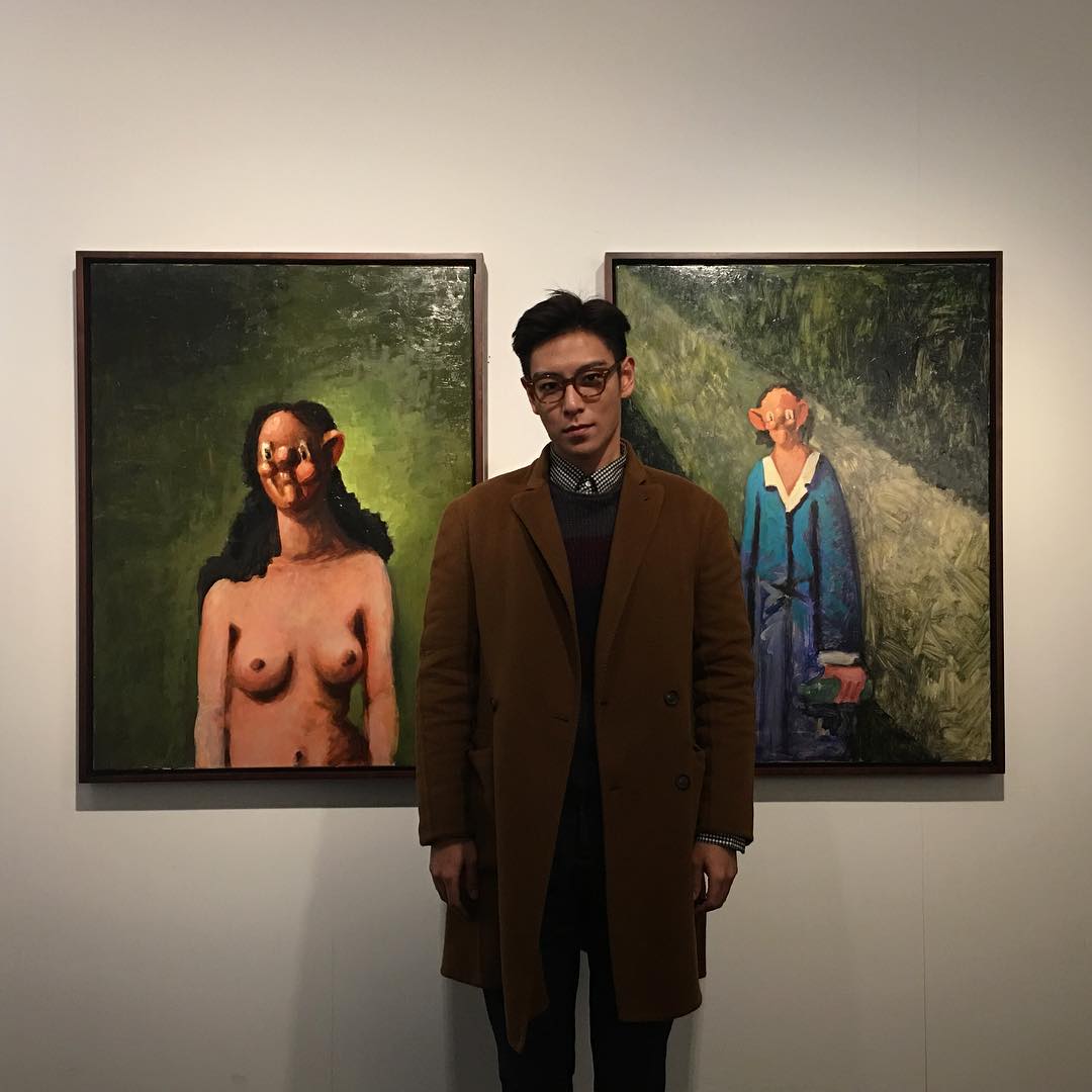 喜歡TOP的人一定都知道他是個狂熱的藝術收藏家,會在instagram PO出一些藝術品,看來他是真的很喜歡~