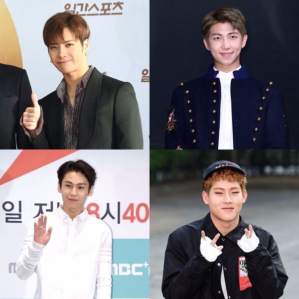 94LINE
成員有:Jackson(GOT7)、Rap Monster(防彈少年團)、鎰勳(BTOB)、周憲(MONSTA X)
94LINE是個非常複雜的團體,粉絲都知道Jackson分別跟Rap Monster、周憲很要好,知道鎰勳分別跟Rap Monster、周憲也很好,但就是不知道他們四個是不是都很要好,但最近看來Jackson跟鎰勳有在變親的感覺。