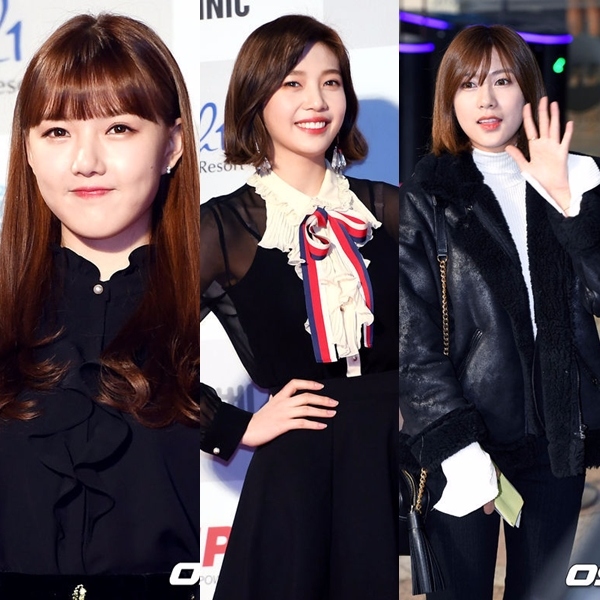 96LINE
成員有:Yerin(GFRIEND)、Joy(Red Velvet)、夏榮(Apink)
三人都是從 首爾公演藝術高中畢業的,除了畢業影片可以看到三人的好交情,最近在許多飯拍也可以看到Yerin和Joy玩在一起的畫面。