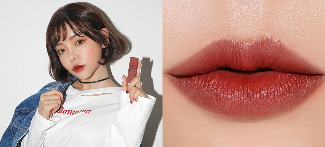 ◇3CE MOOD RECIPE MATTE LIP COLOR #909
3CE的唇彩一直都是他們家的明星商品,而這款土色系列的唇彩更是颳起一封「豆沙色旋風」啊!特別推薦這支909,顏色偏磚紅色,擦起來很顯白喔!
