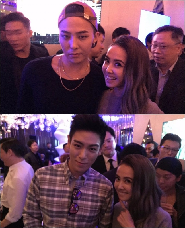 不過雖然在秀智面前看來超有氣勢,上回在GD&TOP面前卻有小粉絲的害羞,(踏普也笑得靦腆),只能說天后在韓國偶像的面前,就連氣勢也是很百變啊>////<