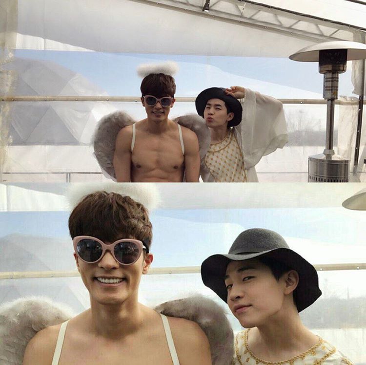《隱秘而偉大》是整人節目,這次被整的的是演員成勛,他曾有14年游泳選手經歷,所以這次節目中安排他扮演人魚,跟Henry在水中拍攝(成勛身材非常好XD)