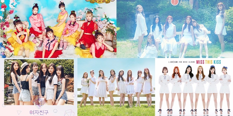 35.Oh My Girl 出道日期:2015年4月21日
34.CLC 出道日期:2015年3月18日
33.GFRIEND 出道日期:2015年1月15日
32.Lovelyz 出道日期:2014年11月12日
31.LABOUM 出道日期:2014年8月28日