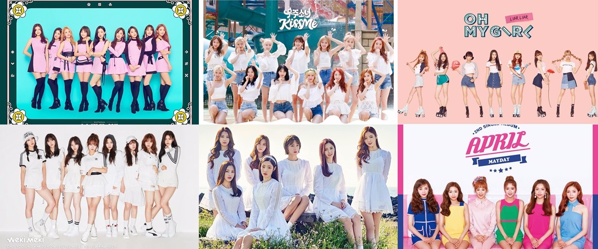 新生代女團3軍
而網站列出的女團3軍分別為gu9udan、宇宙少女、OH MY GIRL、Weki Meki、DIA、APRIL。
音源成績還算不錯,且粉絲人數都有在穩定成的趨勢,而普遍都是剛出道的新女團,之後的各項成績也可能會越來越好!