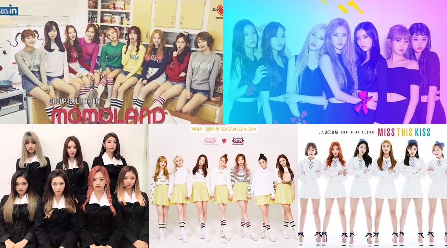 新生代女團4軍
分別為MOMOLAND、Dreamcatcher、SONAMOO、CLC、LABOUM。
都是相當努力在進行活動的女團,雖然現在的知名度或相較其他的女團沒有那麼高,但相信女孩們都會迎來自己發光發熱的時候。就讓我們持續的為他們加油吧!
