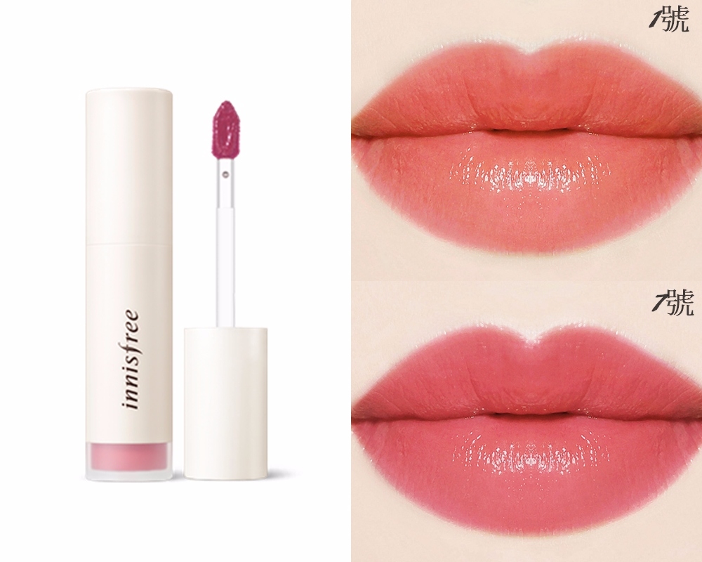 △innisfree Vivid Creamy Tint(1號和7號)
近期推出的新品,分為一年四季各個顏色,其中1號和7號是偽少女最推薦的顏色!1號屬於偏橘的珊瑚色,想嘗試橘色但又怕太突兀的女孩不妨可以試試看這隻。7號則是屬於深的珊瑚色,百搭到不行啊~據說歐膩有買一支,有人想看她實測嗎?(請留言)