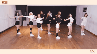 10. PRISTIN - WEE WOO
新女團PRISTIN也是新一代的刀群舞女團,整齊劃一的動作..到底是練了多久呢!