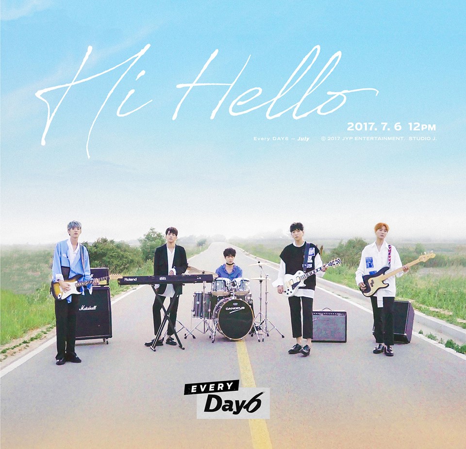 DAY6
JYP的年度計畫「Every DAY6」,也就是於每個月的6號,DAY6都會發行單曲及舉行演唱會,真的是一個好計畫啊!!
就讓我們一起期待9月DAY6的新曲吧~