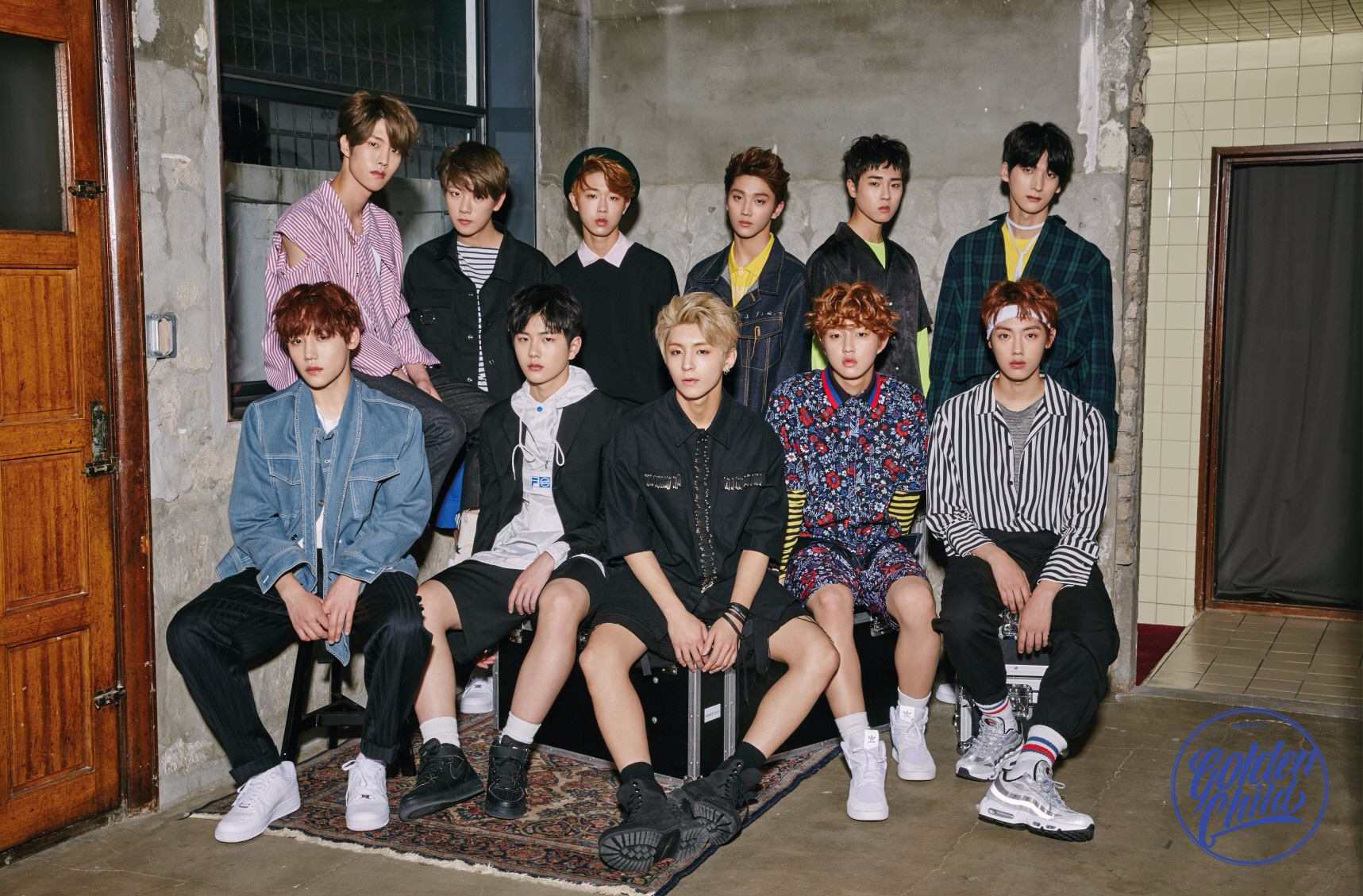 Golden Child 11名
於2017年8月28日以歌曲「담다디」正式出道,粉絲們都聽過Golden Child的出道曲了嗎?