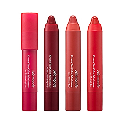 ☐Mamonde_Creamy Tint Color Balm Intense
Mamonde的蠟筆唇膏,因為之前朴信惠在劇中使用,銷售立刻翻倍!也因為這款蠟筆唇膏顯色、持久度都非常好,才成為熱賣商品!很多韓妞一說到唇彩蠟筆,就一定會說要購入這隻!