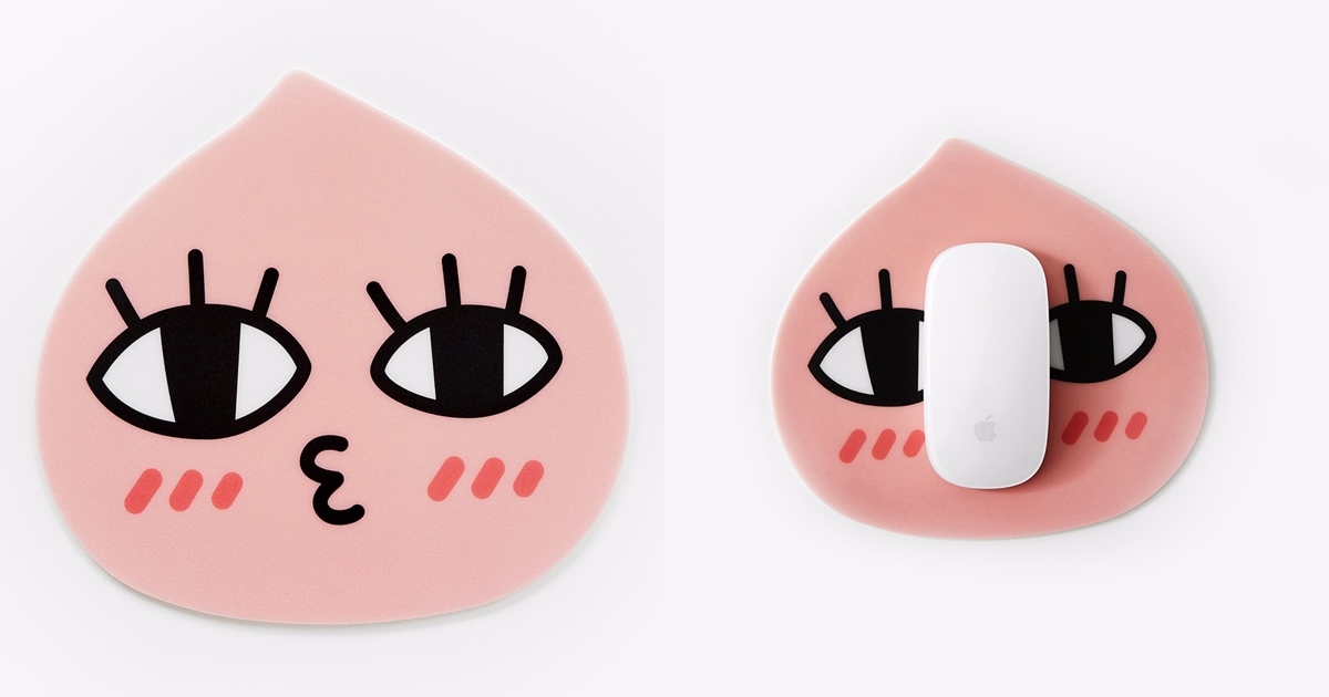 ◆Mouse Pad - Apeach 5,500KRW 約146元
這款必買不可!!! Apeach的滑鼠墊啊~~~他可以陪你度過任何無聊、繁忙的時間,小編就非常後悔沒有買一款回來陪我上班,難怪上班心情都很憂鬱(誤)重點是價格超佛心,只要146元而已,是不是很欠買!