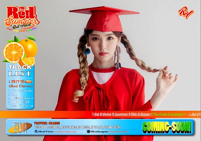 Wendy是Red Velvet成員中唯一的留學派,Wendy就曾在節目上說過,她在國小五年級時,看到從國外遊學回來的姐姐臉上自信的笑容,突然很羨慕能去國外的姐姐,於是和爸媽提出了她想要去留學的想法
