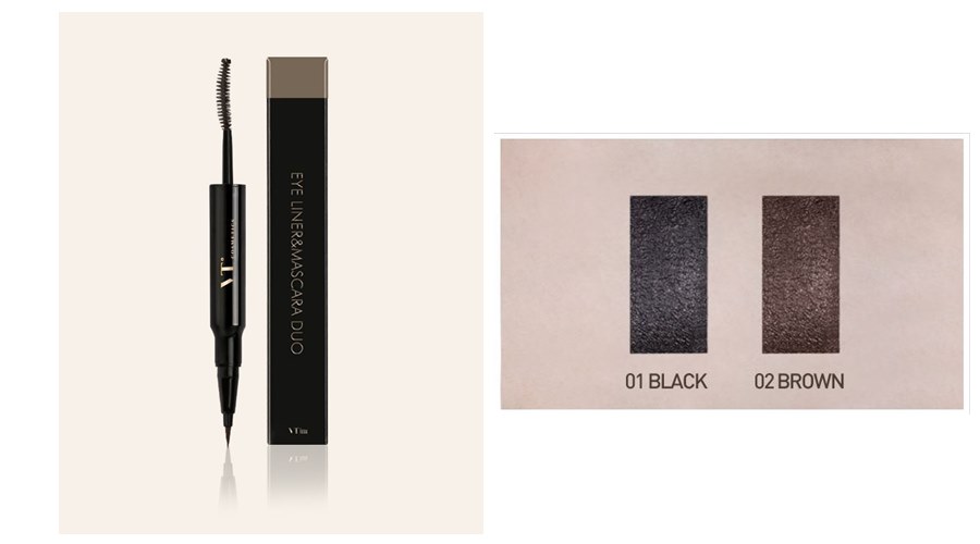 *EYE LINER&MASCARA DUO 雙頭眼線睫毛膏
這帶出門就很方便啊!尤其適合偽少女這種為了趕上班上課來不及畫妝的人,快速抓著就出門!!