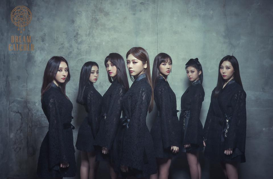 17.01.13 出道
(正確答案 '往下看')
Dreamcatcher
(祉攸、秀雅、始娟、裕賢、多美、韓東、佳泫)
+2014年出道的五人女子團體MINX,2017年加入兩位新成員後重新改名出道