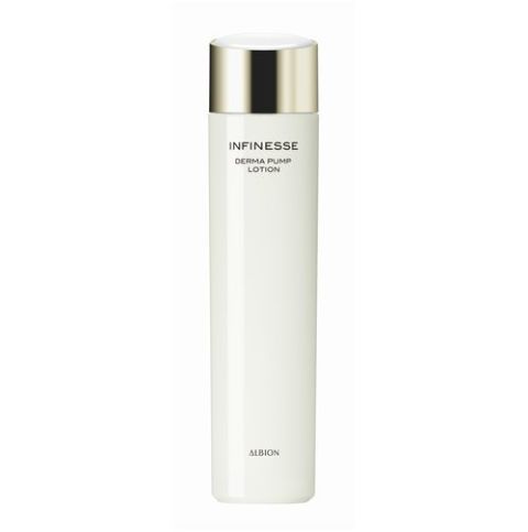 ALBION賦活彈力肌密活化液 INFINESSE DERMA PUMP LOTION,200ML NT.2,800元
補足每一層肌膚合適的玻尿酸,有效促進肌膚新陳代謝,柔潤爽膚的觸感,水份瞬間滲透盈滿肌膚每一吋,使用後肌膚盈滿活力光采與濃郁潤澤,綻放朝氣的透亮Q彈肌!