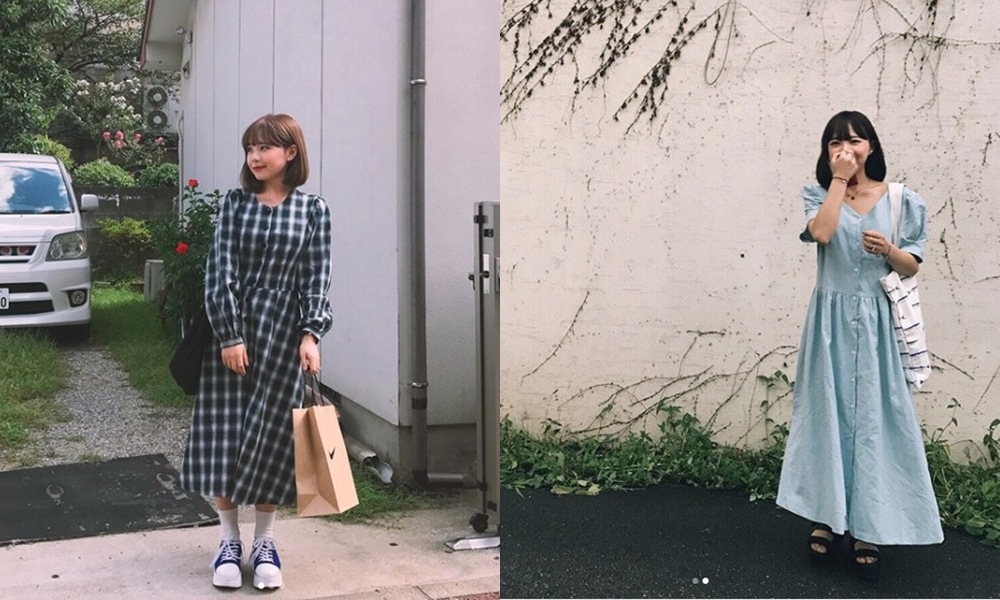 #高腰長洋裝
誰說小隻女孩不能穿長洋裝?只要把握一個重點,那就是選擇腰部車現為高腰的產品!這樣也能夠在視覺上認為你的腿超長啊~這時候下面再穿一雙厚底的鞋子,就可以偷偷地增高啦!
