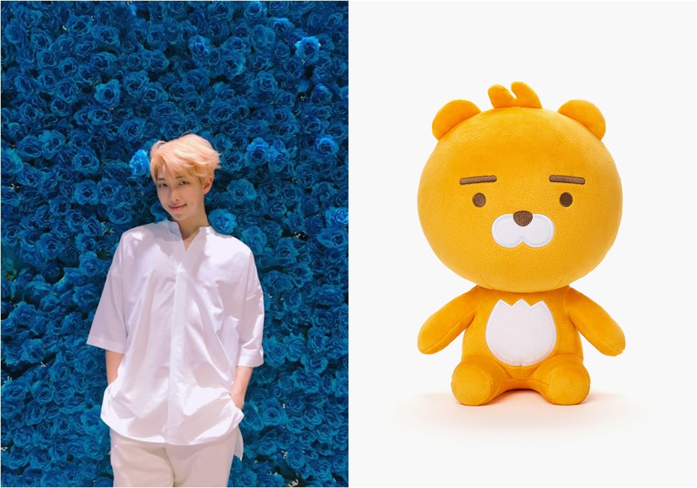 首先是BTS的隊長Rap Monster喜歡Ryan已經到了眾所皆知的程度了吧!宅精靈覺得有頭髮的迷你Ryan更像啊!抱著它就像抱著RM歐爸一樣充滿幸福感!!就算BTS有出周邊娃娃,這隻還是讓人很想買啊!!