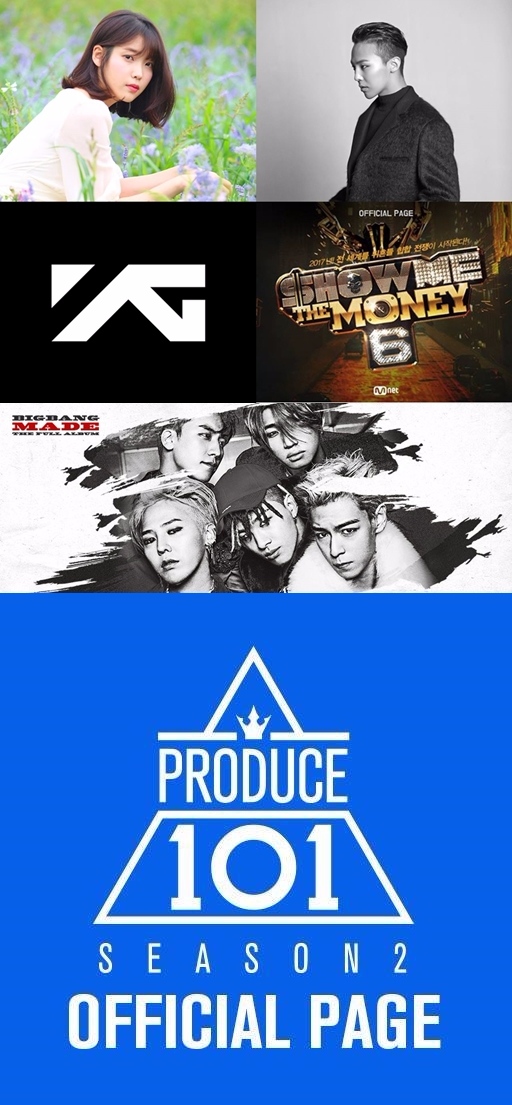 《今年最棒的品牌》
共同七位- IU、G-Dragon、YG Ent、SHOW ME THE MONEY(Mnet)。皆獲得了2票。
第六名-BIGBANG。共獲得了6票。
第五名-PRODUCE 101。共獲得了14票。