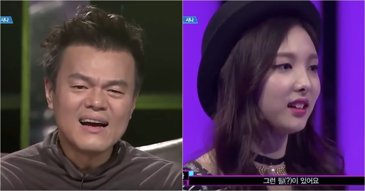 不只JYP第一眼看到的時候露出了「JYP問號」的表情,看著Sana進公司,從練習生時期就已經知道Sana真的是「四次元」的娜璉甚至還忍不住「嘆氣」XDDD…就要知道大家對Sana的表演有多無奈