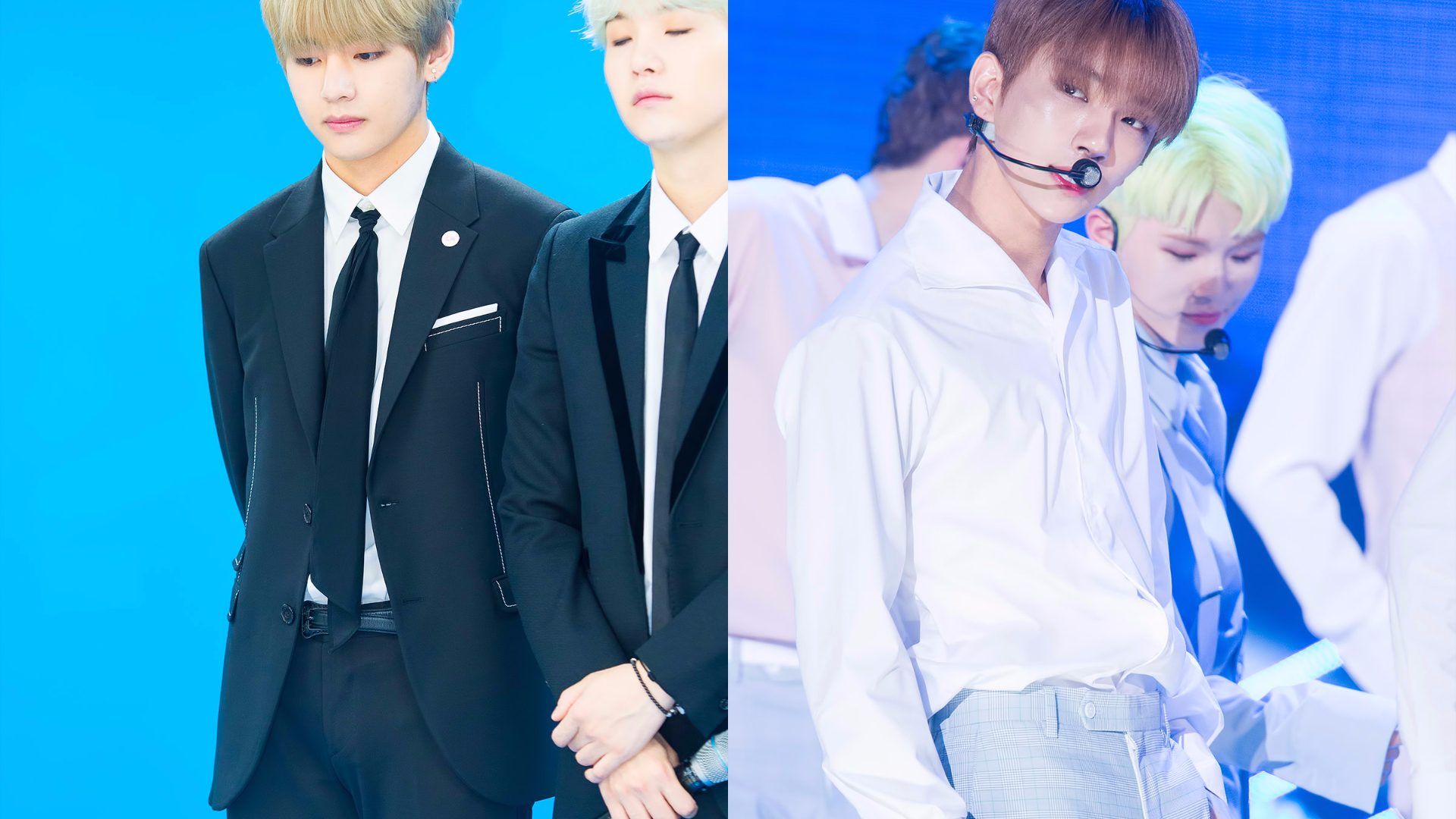 BTS V , SEVENTEEN Joshua 95年 12月 30日
Joshua曾在生日直播中提到剛好年末有在後台遇到BTS
V還主動跟他說生日快樂XD
看來他們彼此都知道生日耶!
