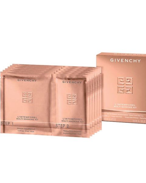 COSMO ANGEL推薦:GIVENCHY 紀梵希時光奇肌 霜-V面膜,6入,NT.3150元
細緻的頂級纖維材質,能幫助關鍵成分「奇肌複合因子」快速滲入肌膚,添加飽滿燕麥籽精萃,為肌膚帶來立即且顯著的拉提與塑型效果,針對重塑下巴與下顎輪廓設計的V型面膜,使用時只需靜待10分鐘,讓肌膚徹底吸收滿滿的抗老修護成分後,將能感受到肌膚更緊實,整張臉線條更細緻分明、五官更立體