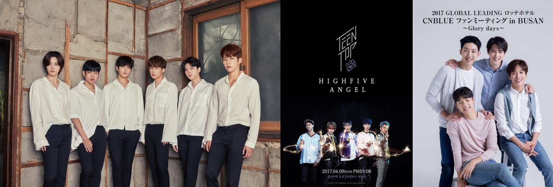 出道7年
INFINITE、TEEN TOP 、CNBLUE
雖然INFINITE、TEEN TOP沒有辦法全員一起度過7年魔咒,但是看到他們還能繼續進行活動,粉絲也覺得安心了不少!
CNBLUE成員則是陸陸續續要開始當兵,讓粉絲有些不捨...